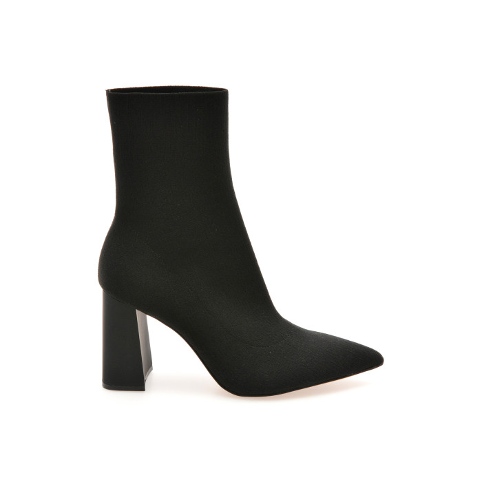 Botine elegante ALDO negre, PLUMTREE 001, din material textil