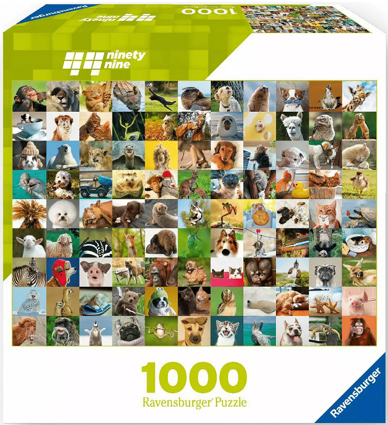 99 Funny Animals 1000 Piece Puzzle
