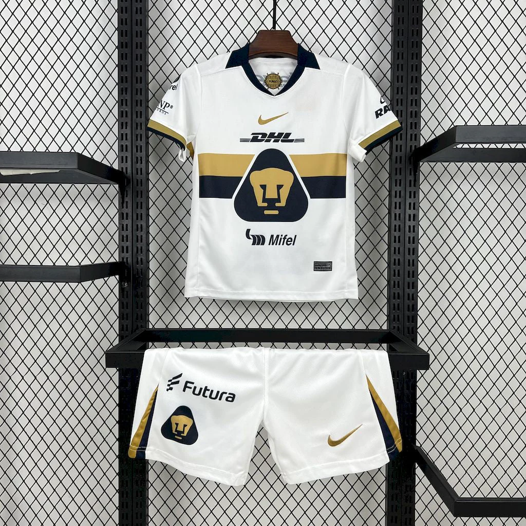 Pumas UNAM 2025/26 Home Kids Kit