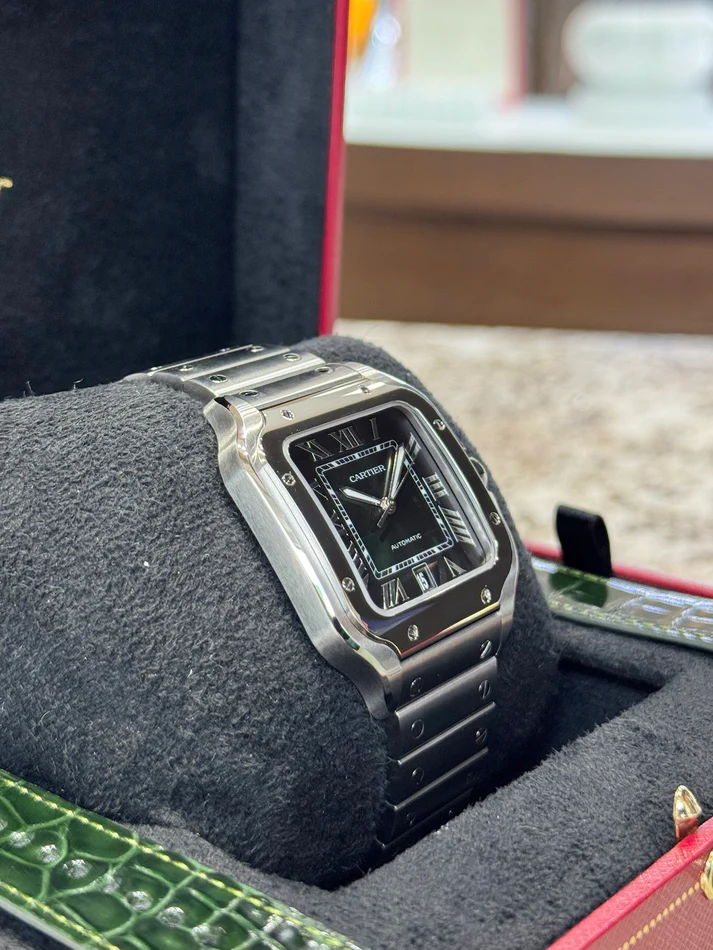 Cartier Santos Large Green