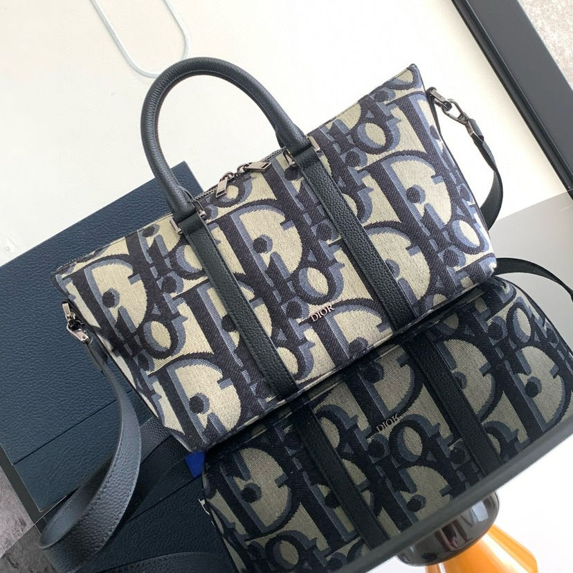 Dior Weekender 25 Men Shoulder Bags Size 32*18.5*12cm