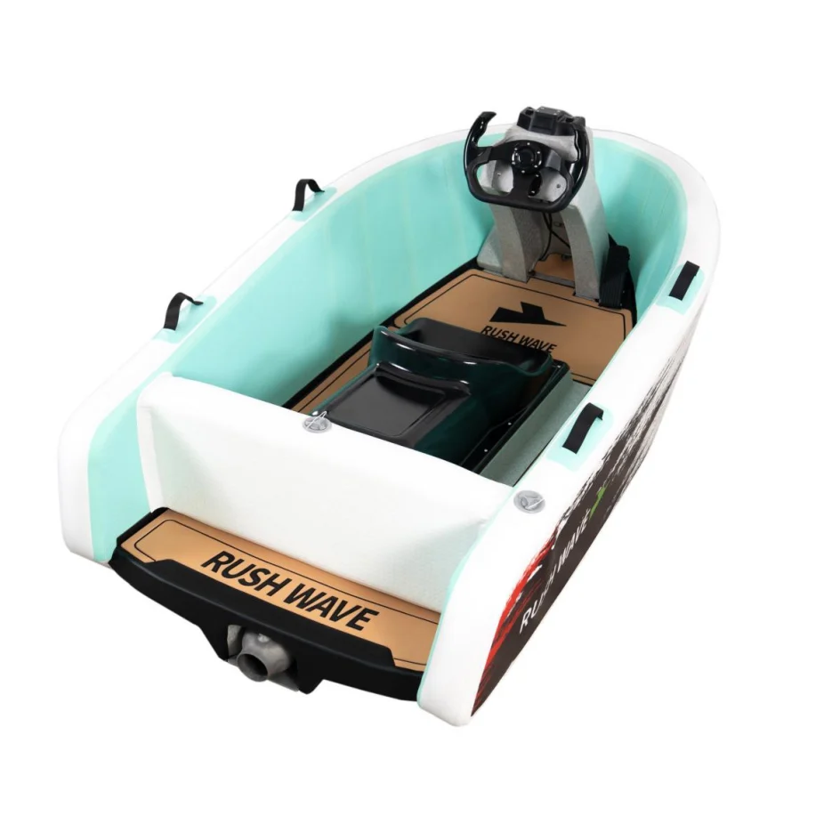 2026NEW| Electric Go Kart RUSH WAVE Boat| 16KW Mini Jet Boat | R1