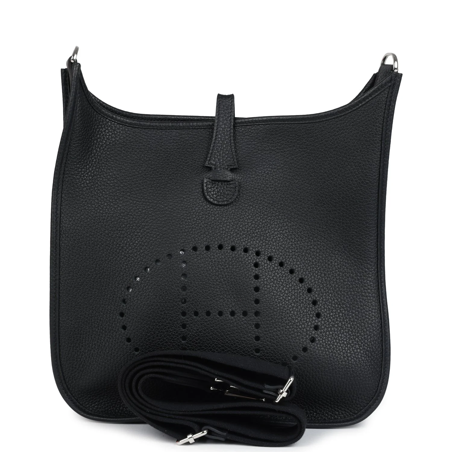 Hermes Evelyne III PM Black Clemence Palladium Hardware