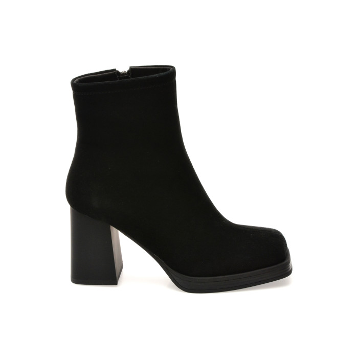 Botine FLAVIA PASSINI negre, J2789, din piele intoarsa