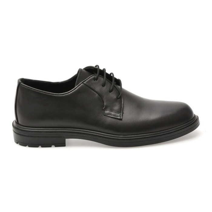 Pantofi eleganti OTTER negri, A606, din piele naturala