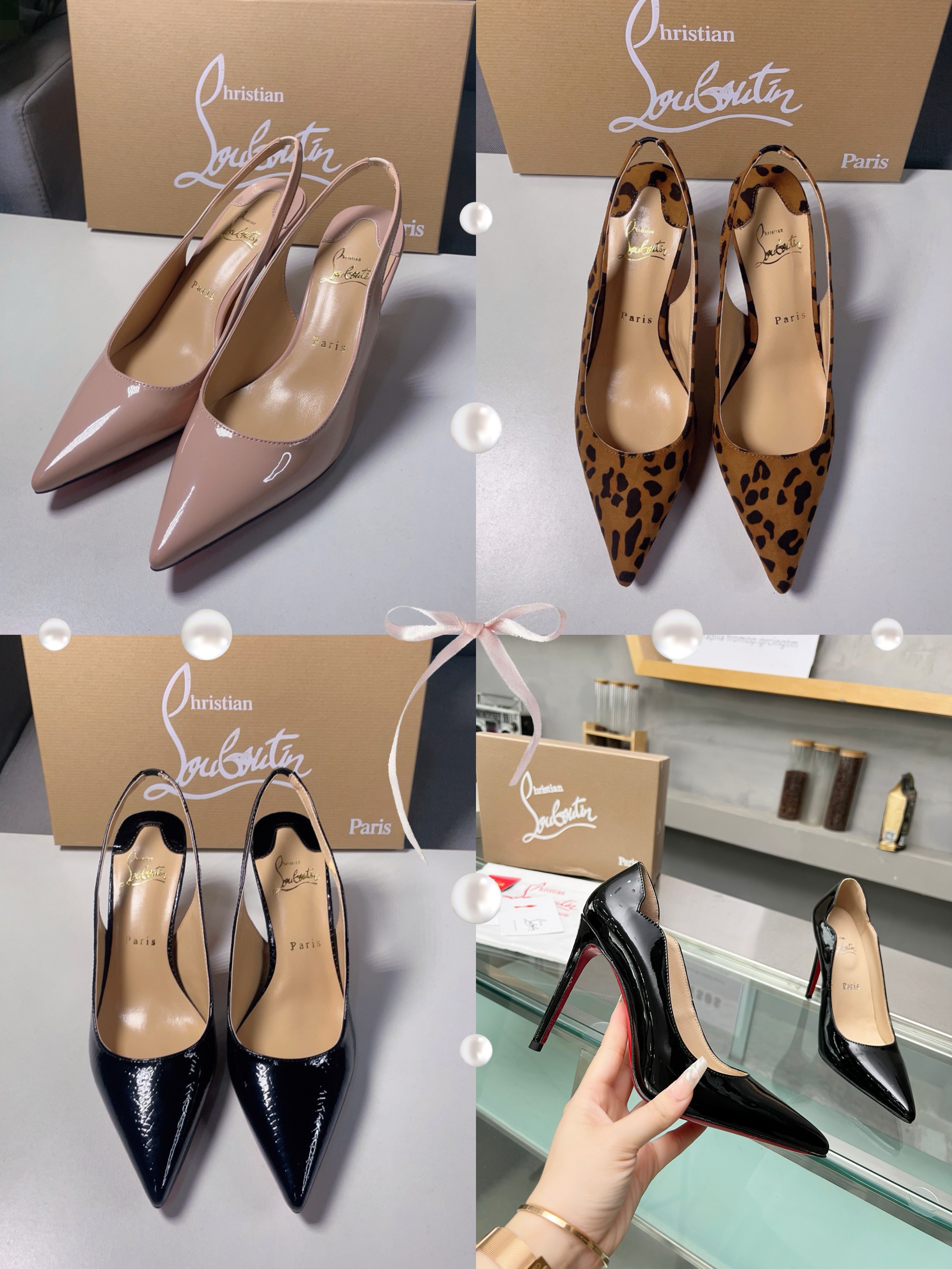 Christian Louboutin CL red soled shoes