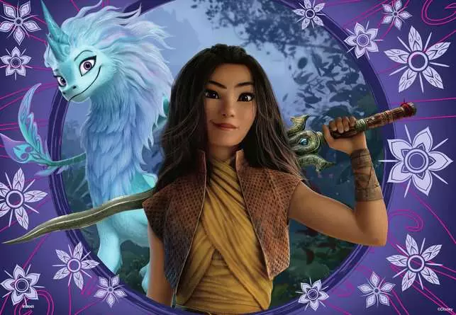 Children’s Jigsaw Puzzle Raya and the Last Dragon - 2x24 Pieces Puzzle