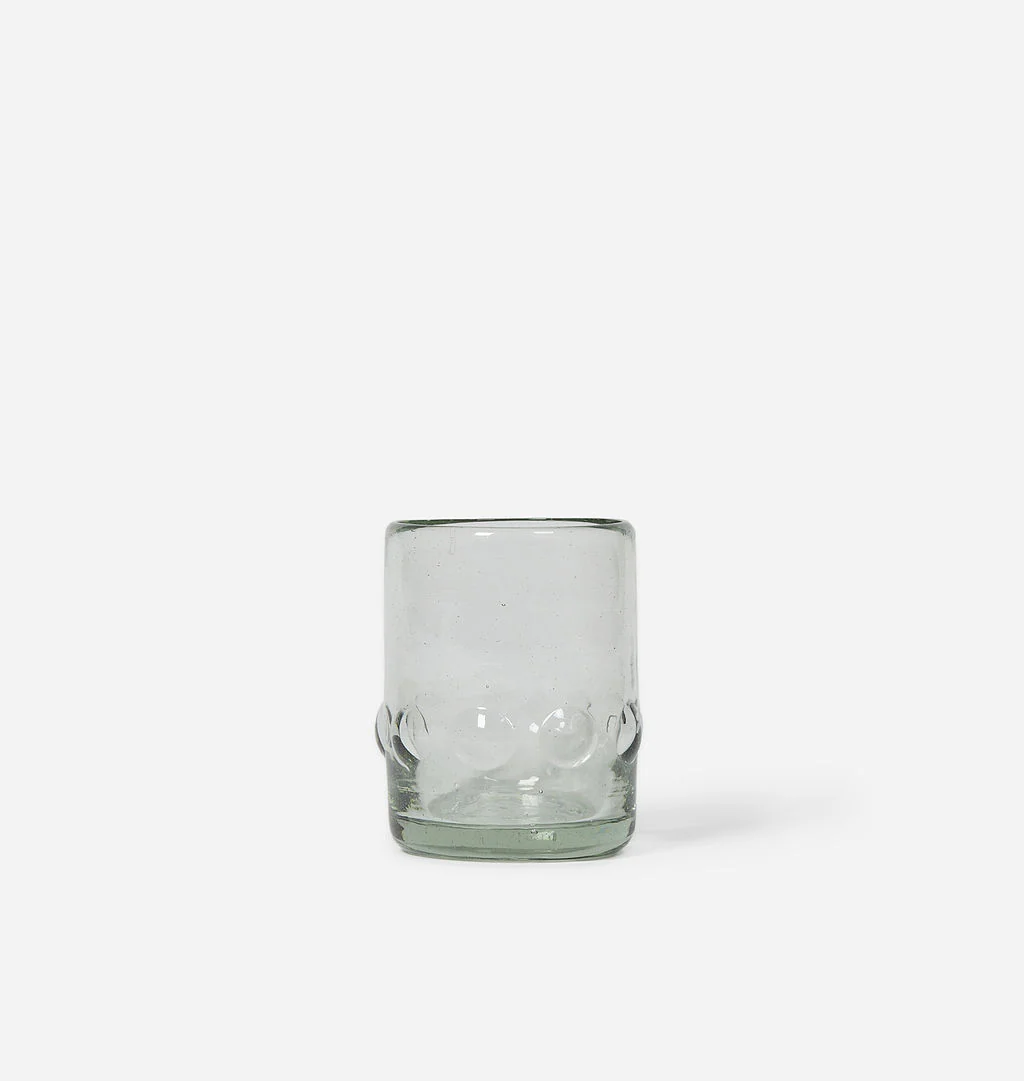 Handblown Dots Glass