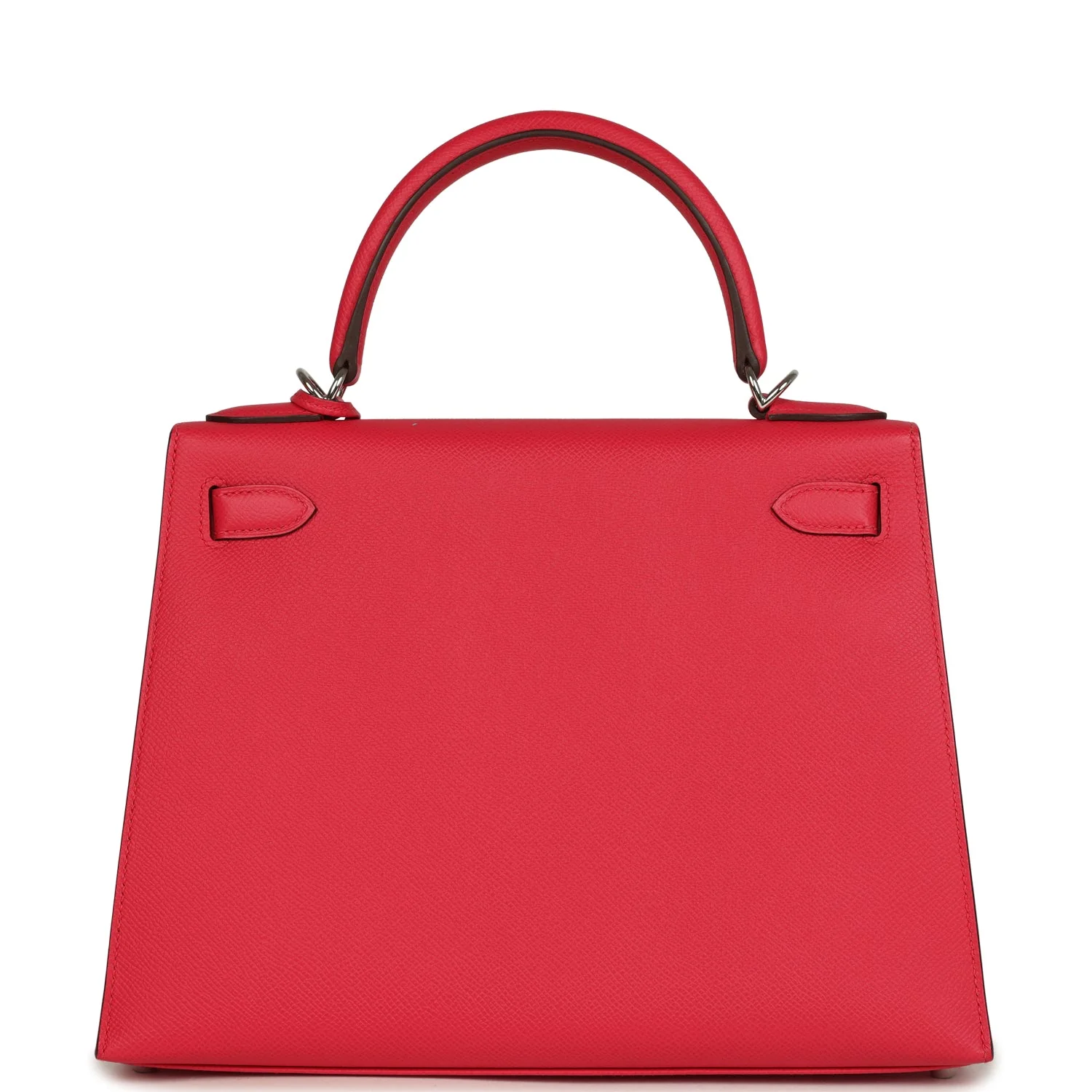 Hermes Kelly Sellier 28 Rose Extreme Epsom Palladium Hardware