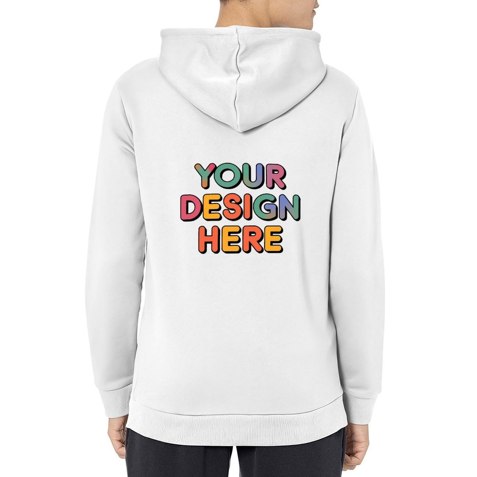 Customized Men’s Hoodie (With Pocket / Back Print)
