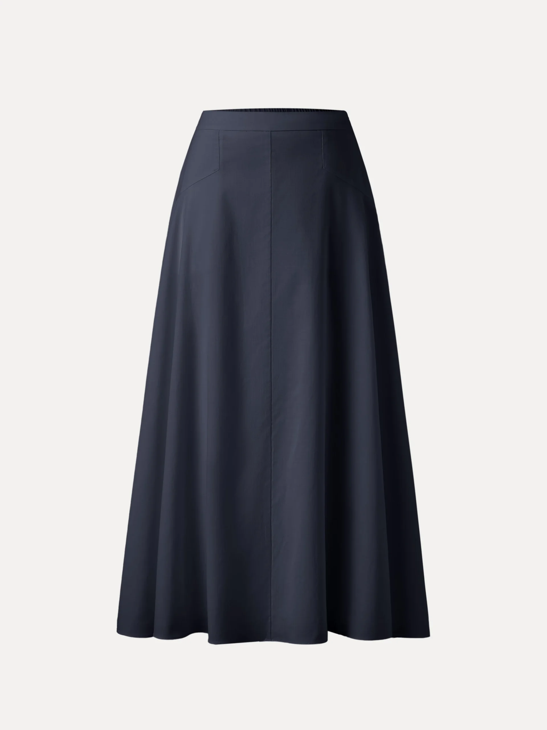 Pull-on Midi Skirt with Pockets