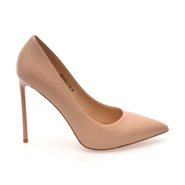 Pantofi eleganti EPICA PREMIUM nude, 249836, din piele naturala
