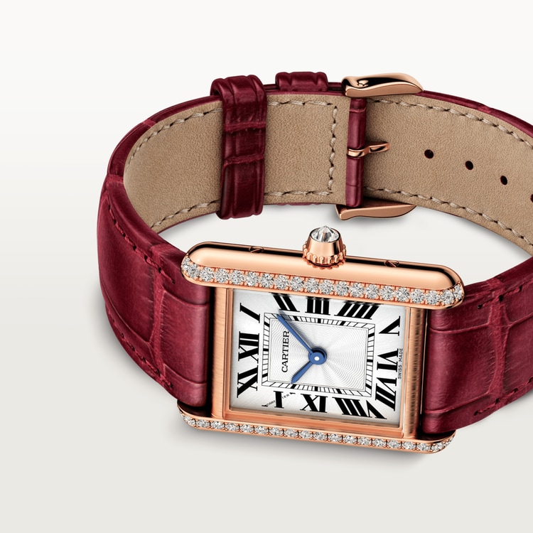 TANK LOUIS  Rose Gold Diamond 22mm