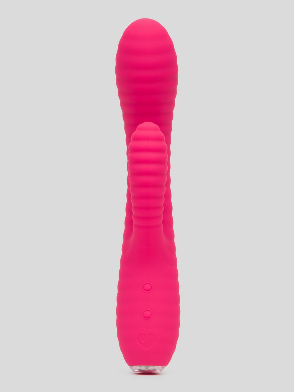 Lovehoney Ripple Rabbit Rechargeable Silicone Ribbed Rabbit Vibrator