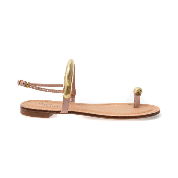 Sandale FLAVIA PASSINI roz, 368506, din piele naturala