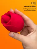 Lovehoney Red Licking Rose Vibrator