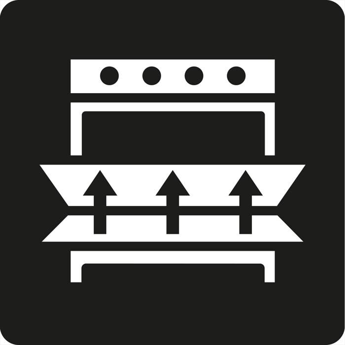 GLEM GAS - Forno elettrico GFTM64AC-S3-ANTRACITE