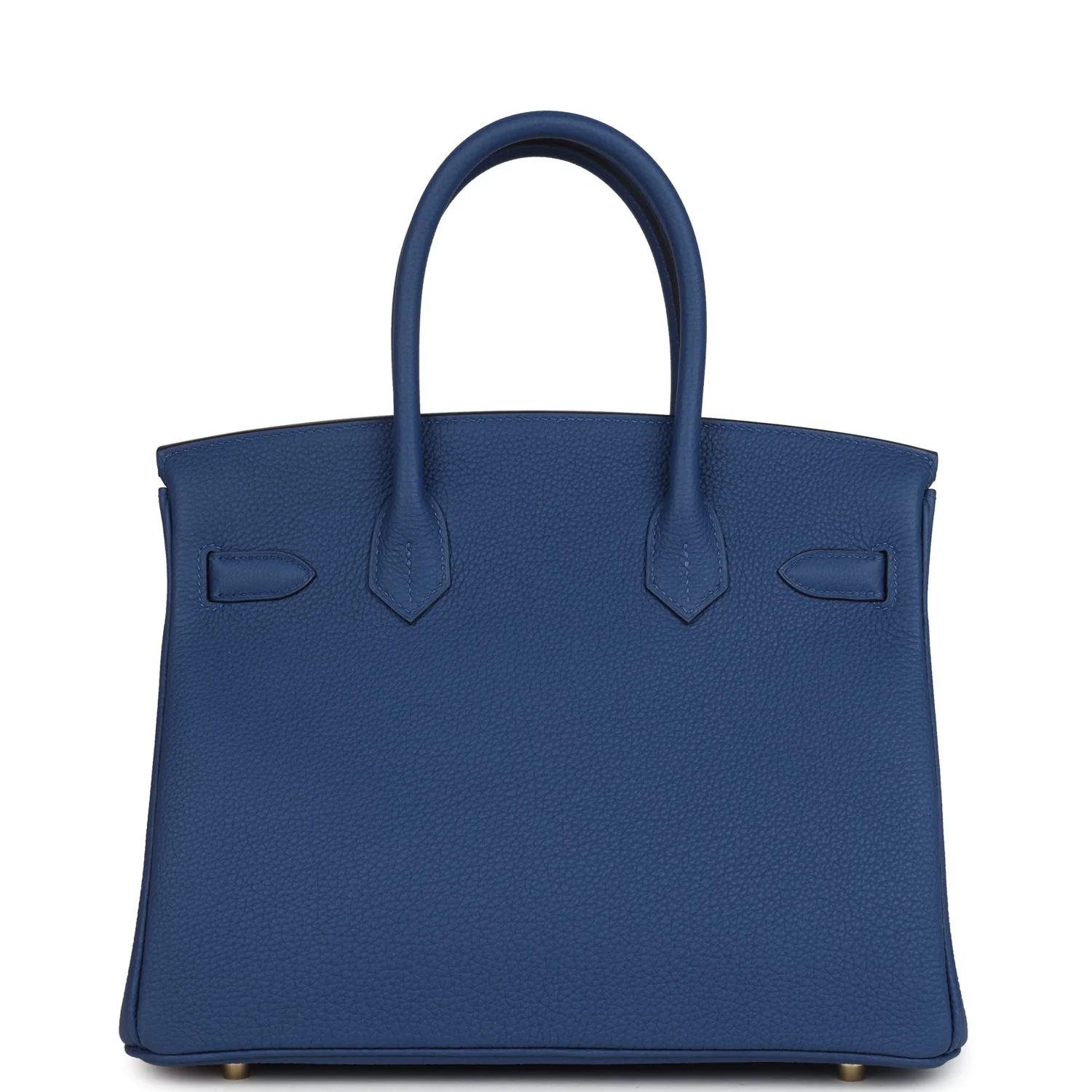 Hermes Birkin 30 Bleu Tie Togo Permabrass Hardware