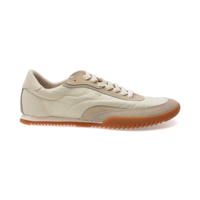 Pantofi sport BOSS albi, 2147, din material textil