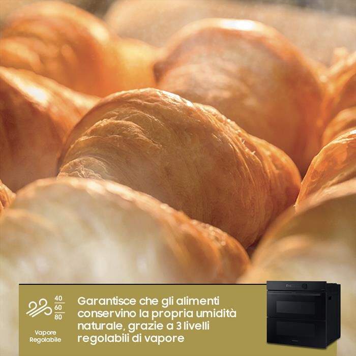 SAMSUNG - Forno incasso elettrico NV7B5760WBK/U5 Classe A+-VETRO NERO