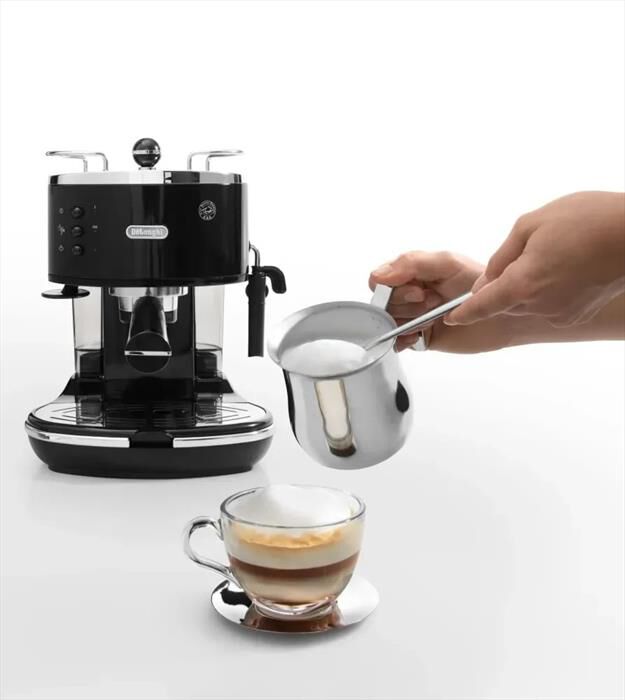 DE LONGHI - ICONA VINTAGE ECO 311.BK MACCHINA DA CAFFÈ MANUALE-Nero
