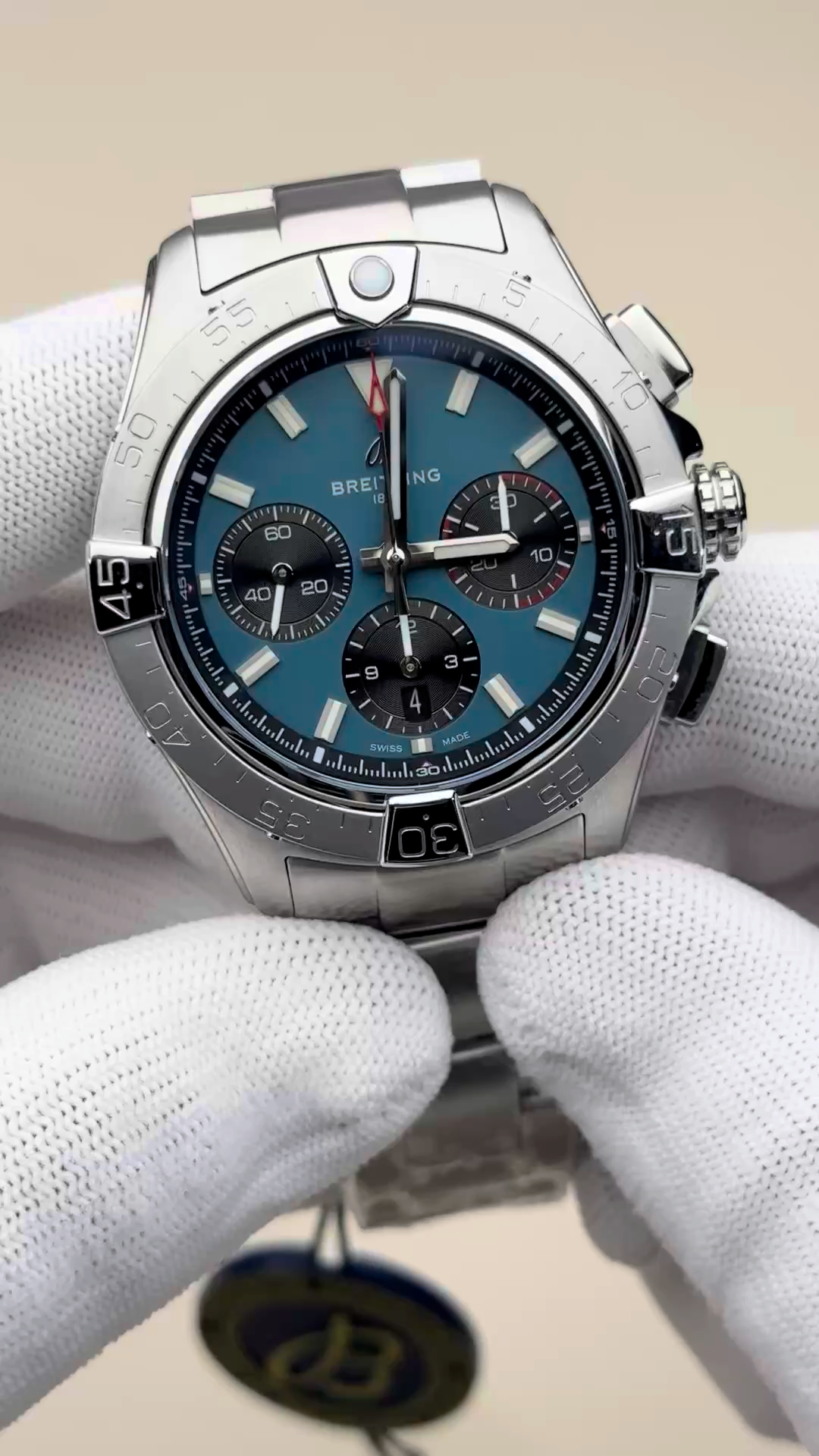Breitling Avenger B01 Chronograph 44 AB0147101C1A1 Replica Stainless Steel Blue Dial