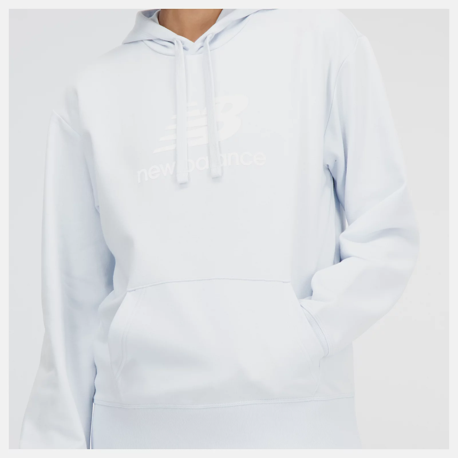 Essentials Stacked Logo French Terry Hoodie