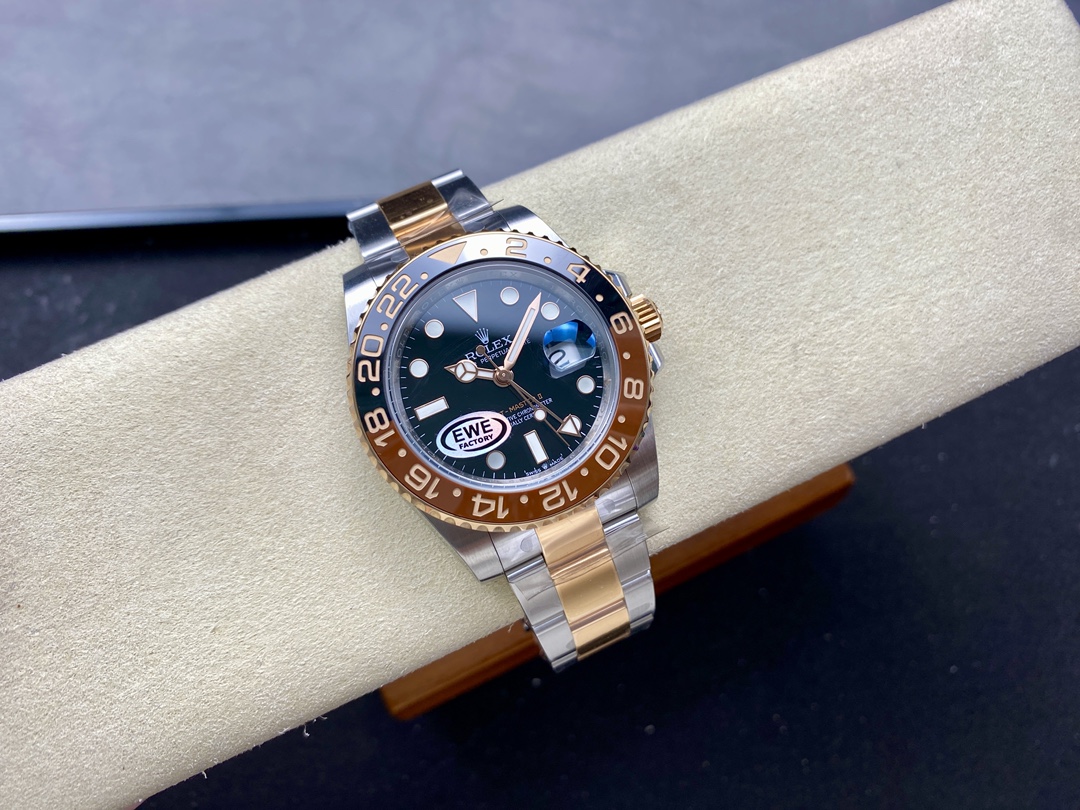 Rolex GMT-Master II 126711CHNR Black Dial 40mm Mens Replica Watch