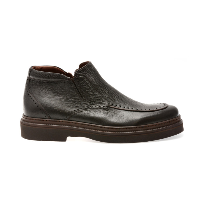 Ghete elegante LE COLONEL maro, 61613, din piele naturala