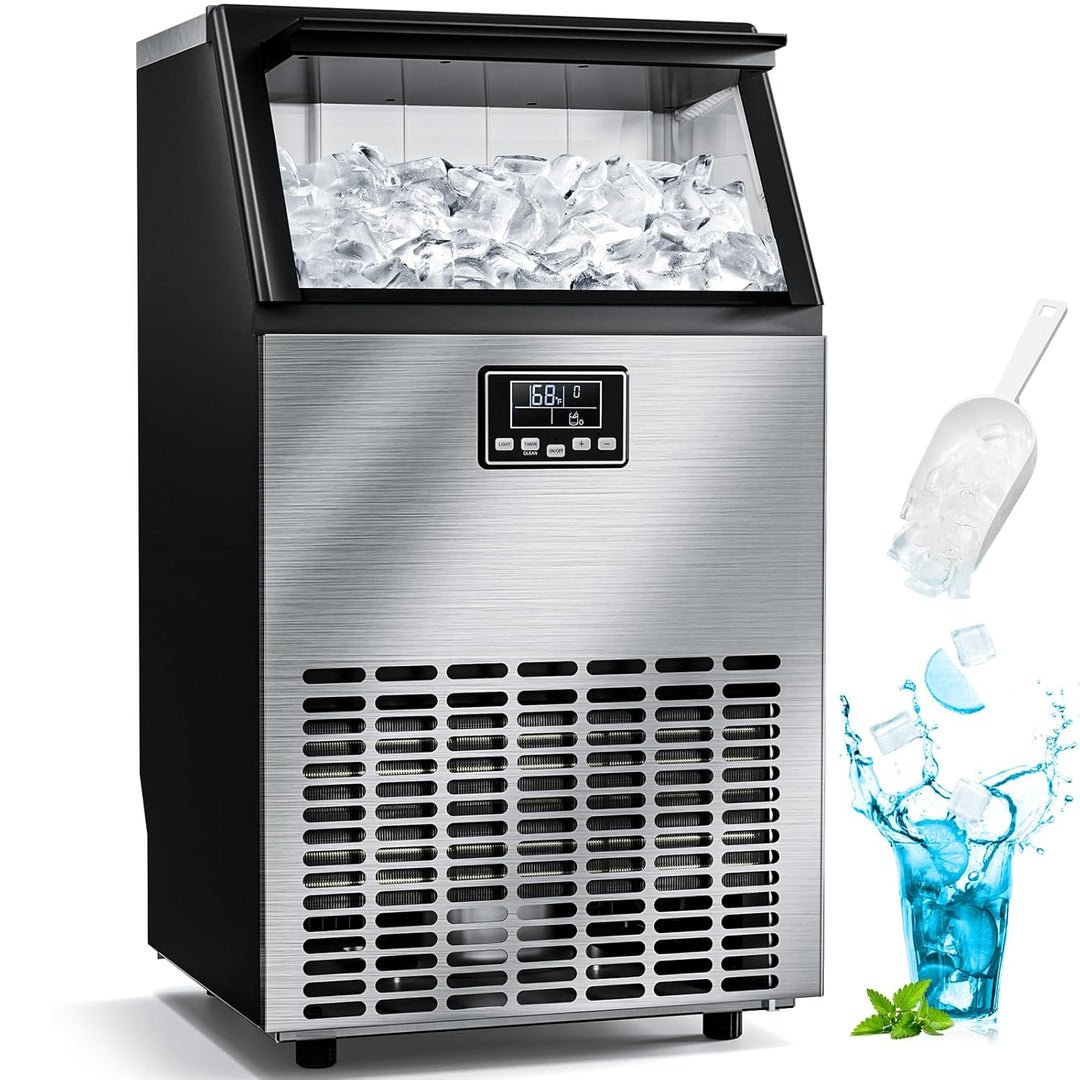 🔥clearance sale🔥 100LBS/200LBS/265LBS  Freestanding Commercial Ice Maker