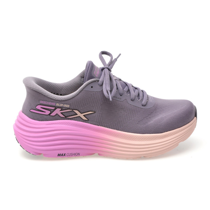 Pantofi sport SKECHERS mov, MAX CUSHIONING ENDEAVOUR, din material textil