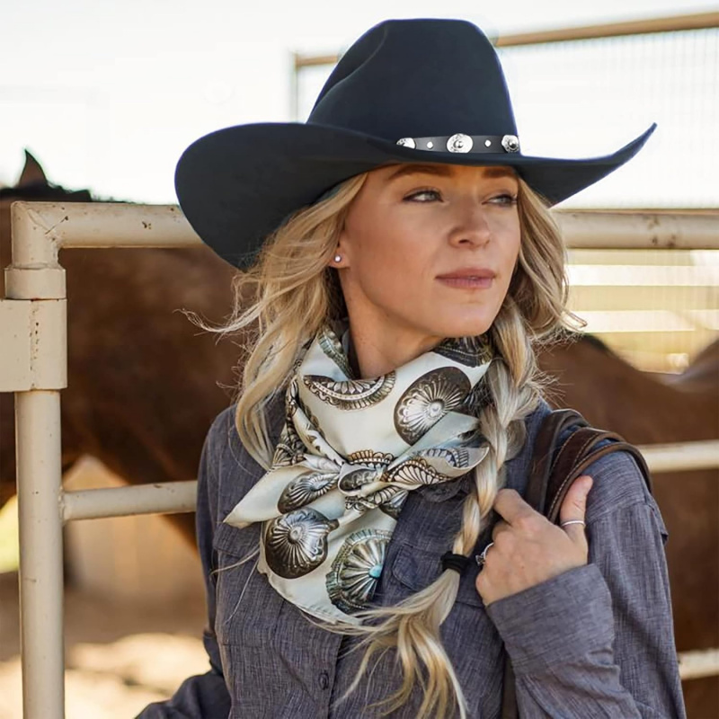 Women's Western Cowboy Hats Studded Pinched