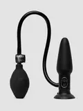Inflatable Vibrating Silicone Large Butt Plug