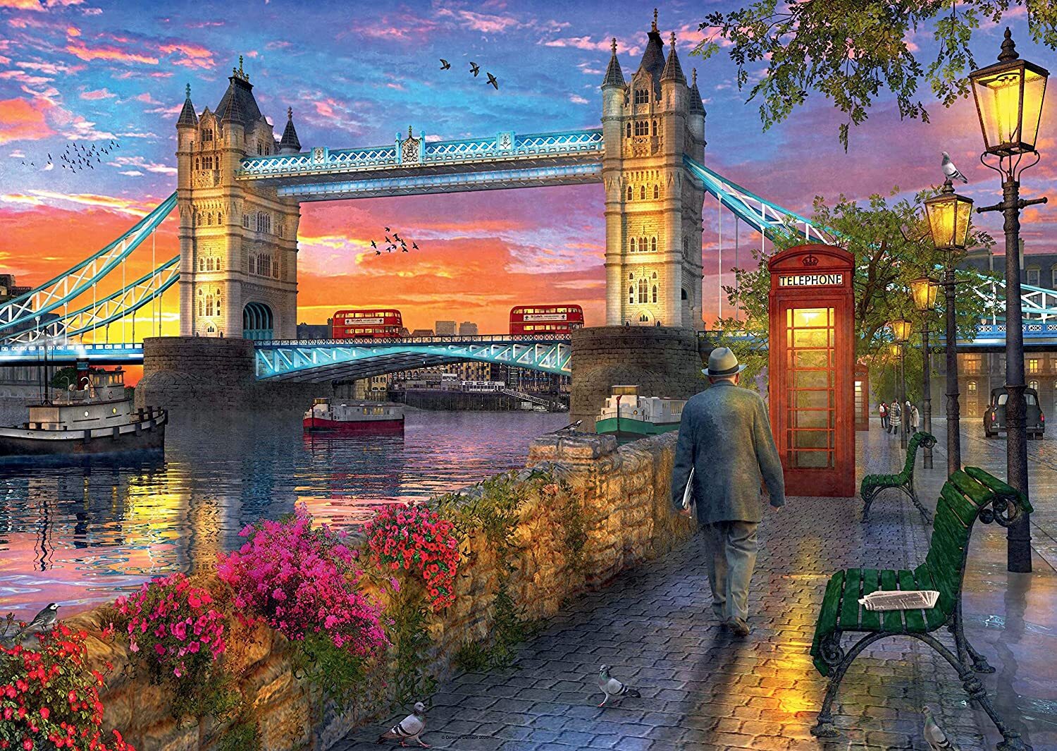 Tower Bridge of London At Sunset 1000 Piece Puzzle