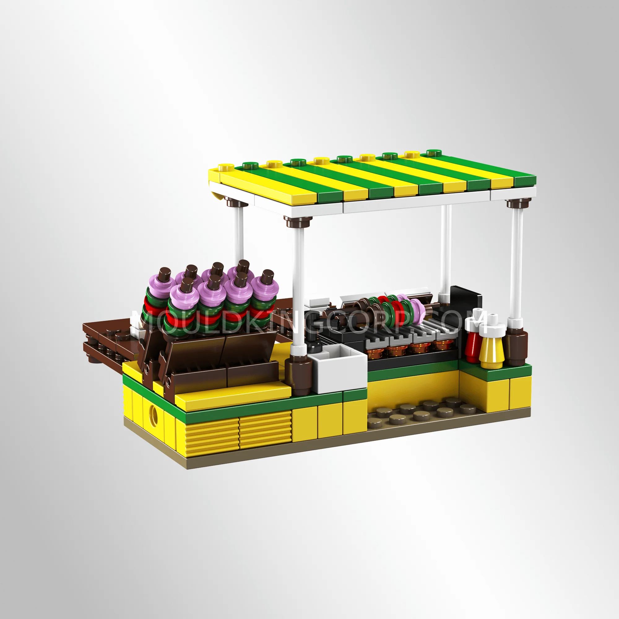 Mould King 24030 Skewer Stand Building Toy Set | 243 Pcs