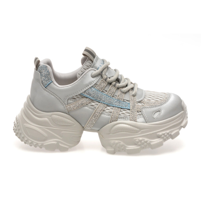 Pantofi sport FLAVIA PASSINI argintii, 2056, din material textil