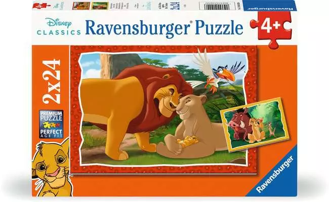 Children’s Jigsaw Puzzle The Lion King: Circle of Life - 2x24 Pieces Puzzle