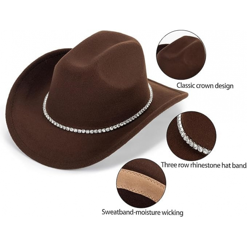 Women Sparkly-Rhinestone Western