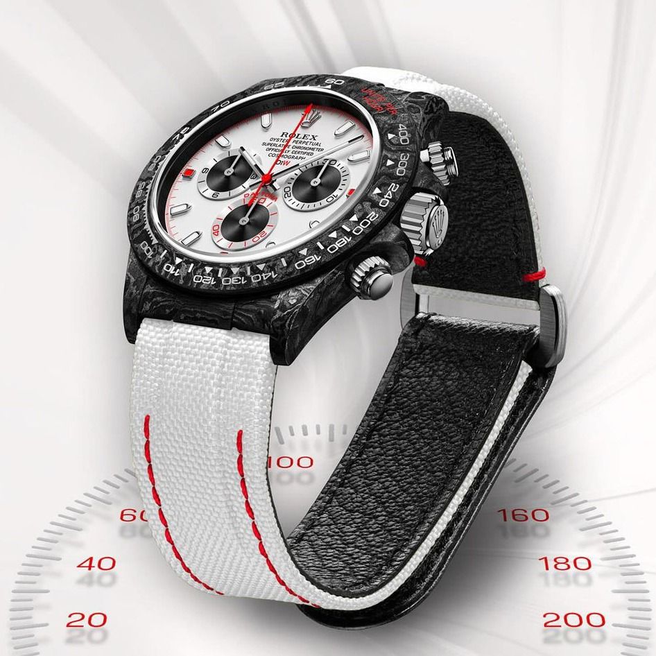 DiW Rolex Carbon Fiber Daytona SPEEDSTER WHITE