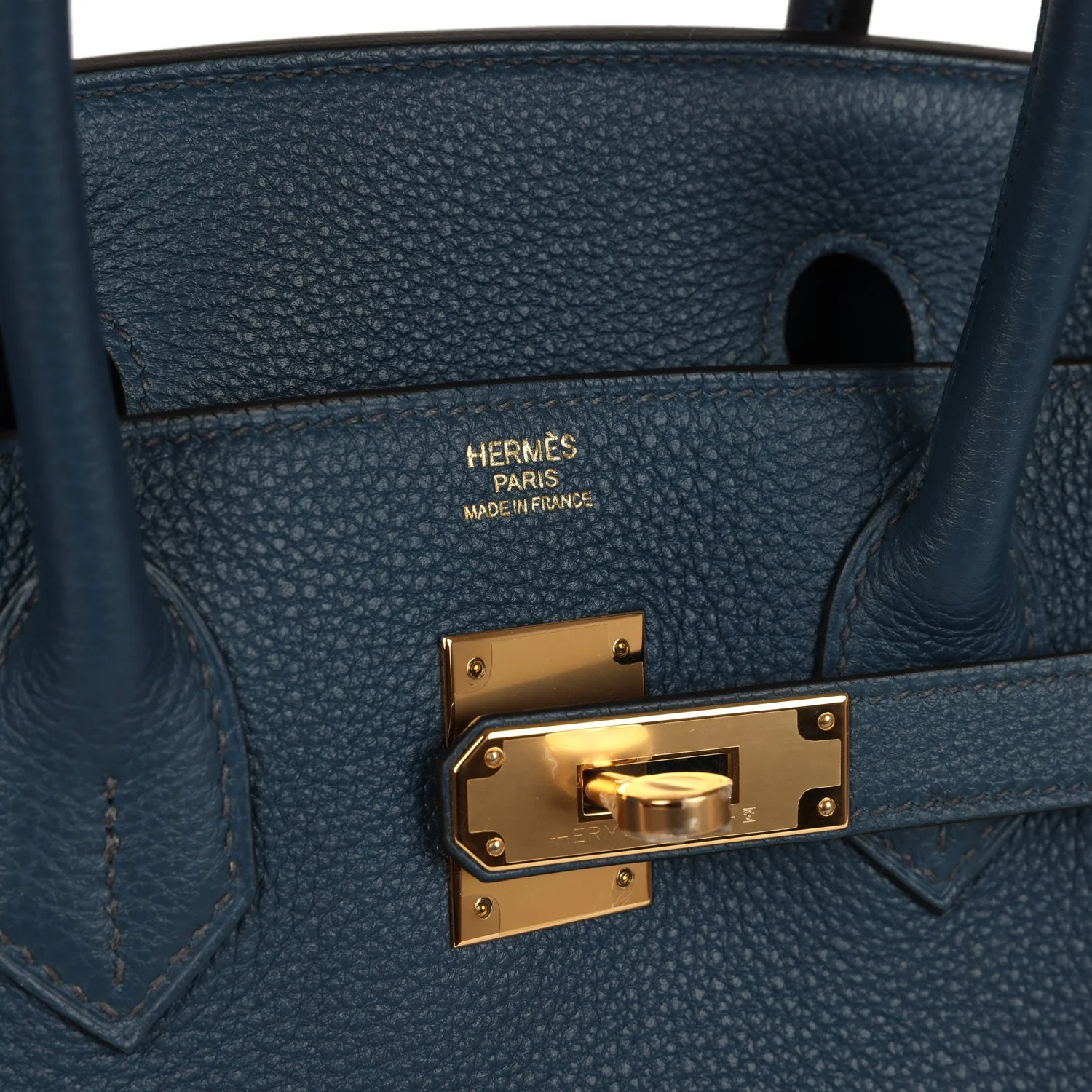 Hermes Birkin 30 Bleu de Prusse Togo Gold Hardware