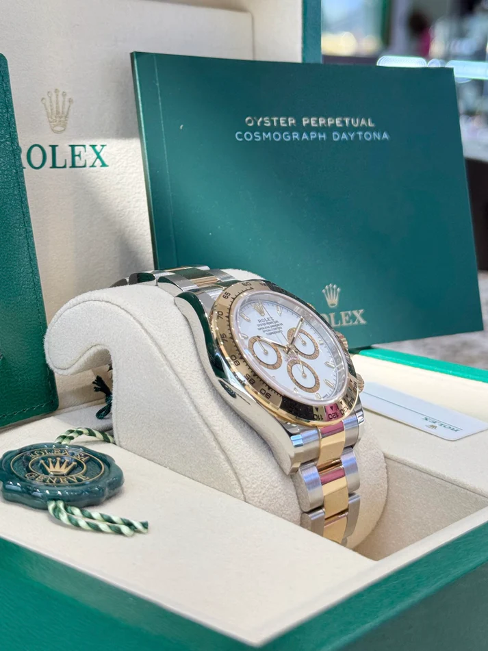 Rolex Daytona Steel & Gold White Dial 116503