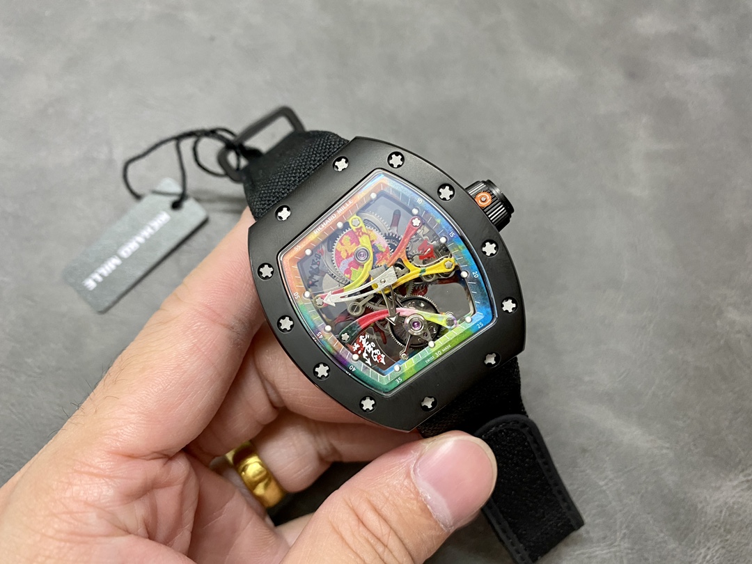 Richard Mille RM 68-01 Tourbillon Cyril Kongo Carbon Fiber Black