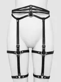 DOMINIX Deluxe Leather Leg Harness