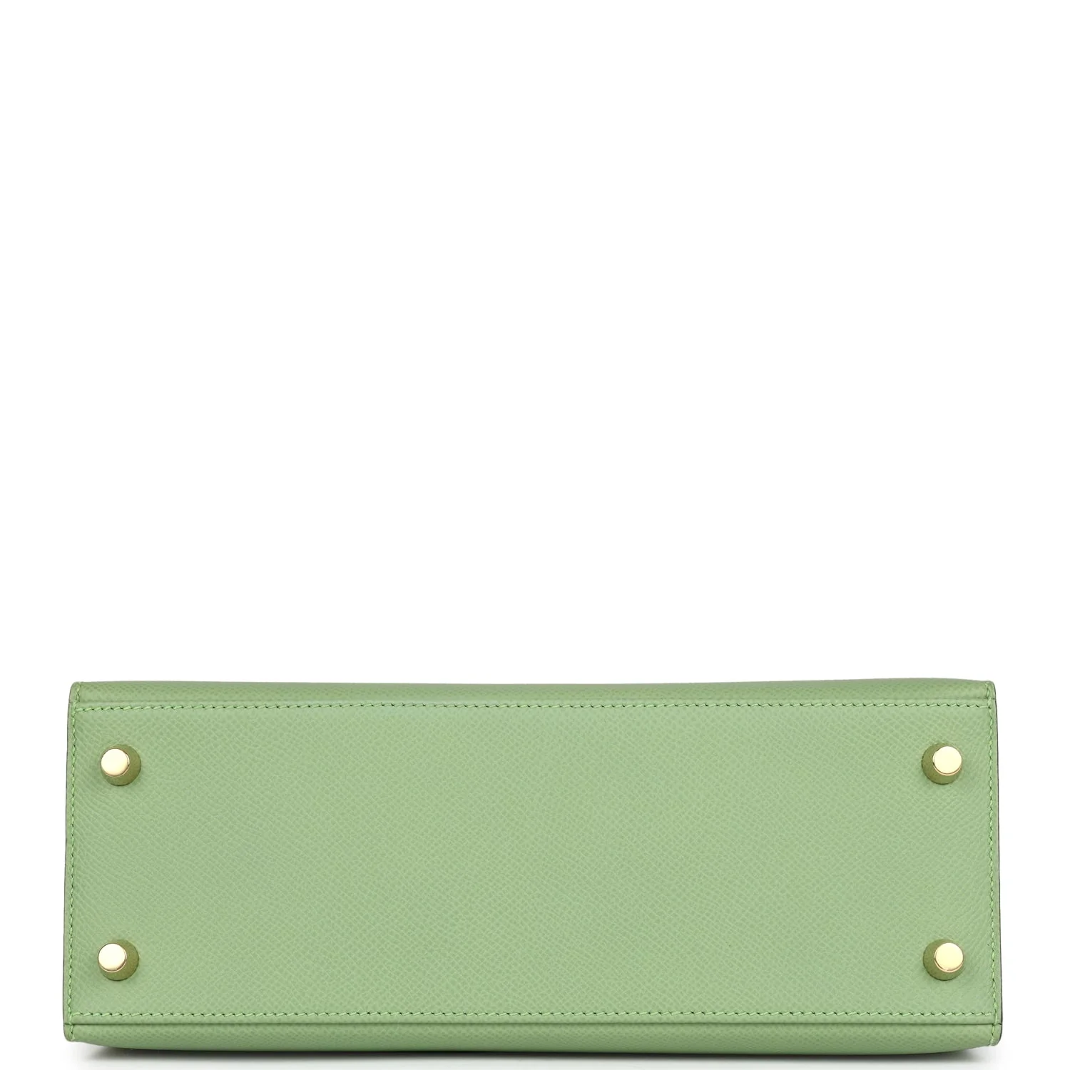 Hermes Kelly Sellier 25 Vert Criquet Epsom Gold Hardware