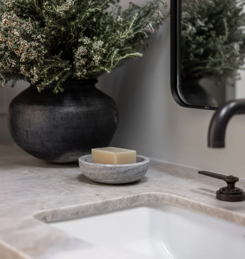 Brown Marble Bowl