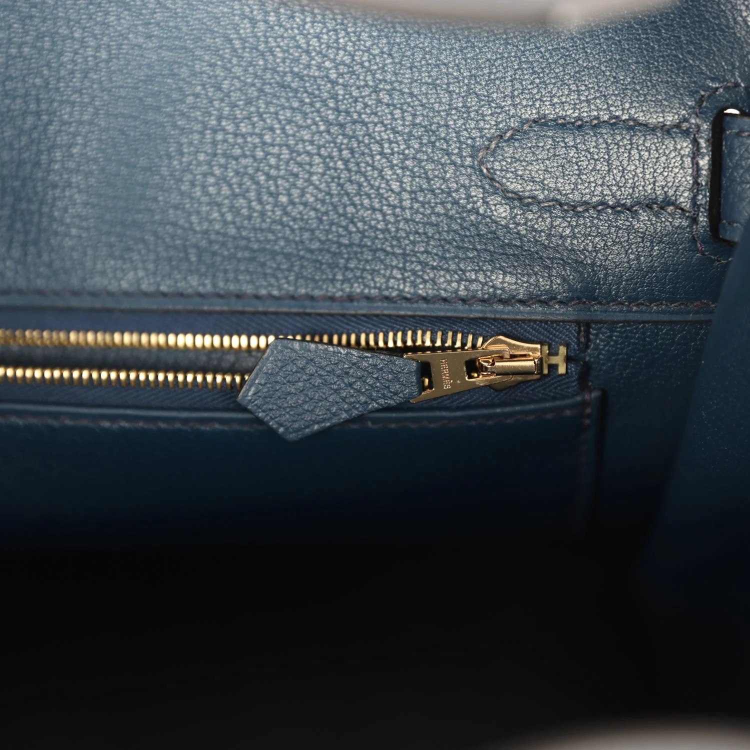 Hermes Birkin 30 Bleu de Prusse Togo Gold Hardware