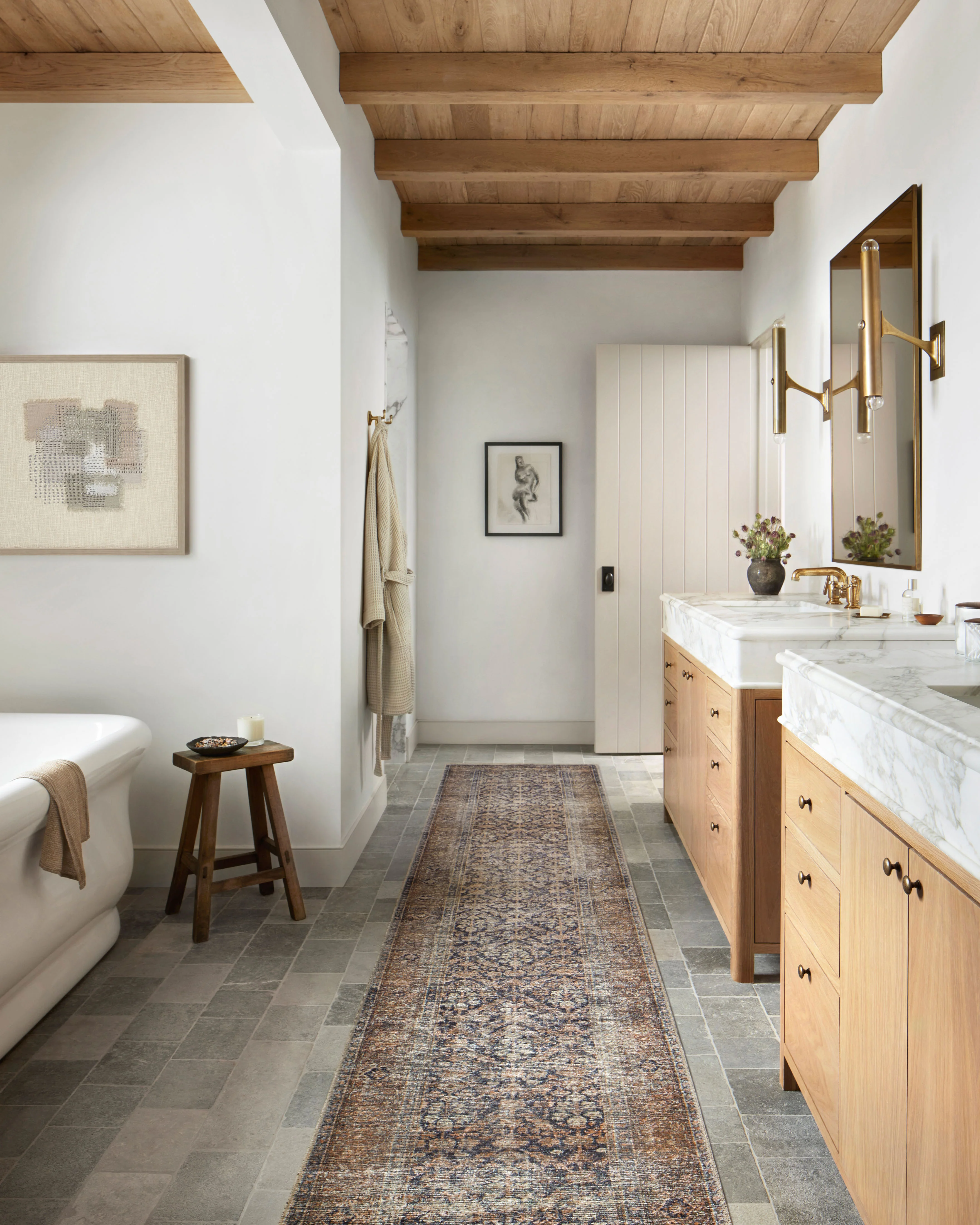 Billie BIL-01 Ink / Salmon Area Rug