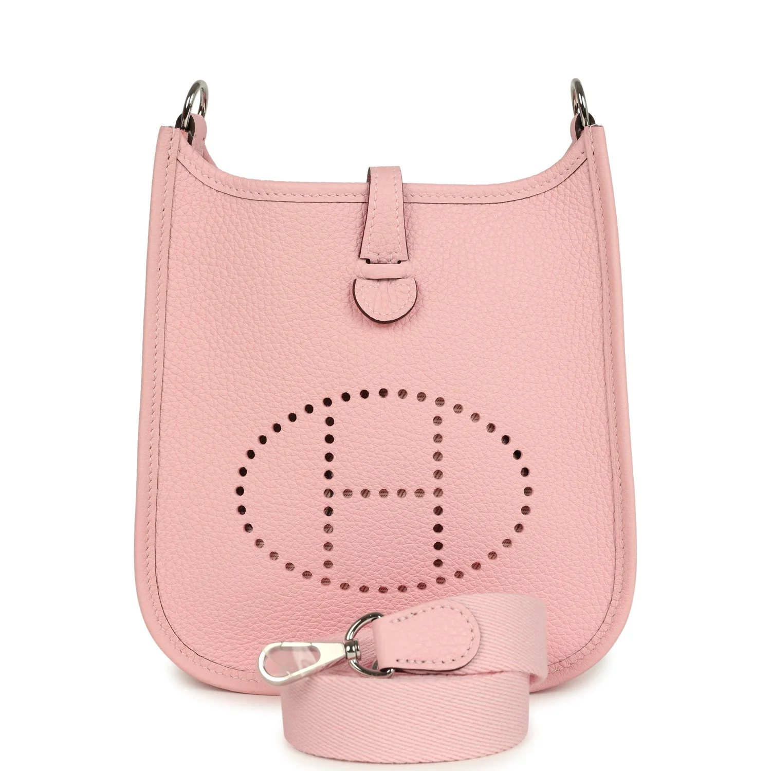 Hermes Evelyne TPM Rose Sakura Clemence Palladium Hardware