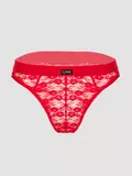 LHM Red Lace Thong