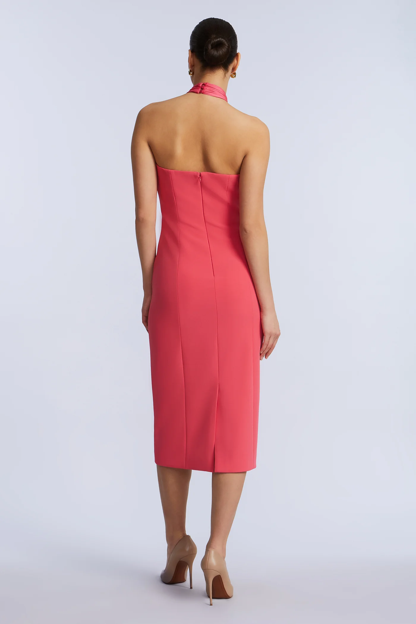 Midi Dress With A Twist